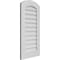 Ekena Millwork Arch Top Surface Mount PVC Gable Vent: Functional, w/ 3-1/2"W x 1"P Standard Frame, 18"W x 36"H GVPAR18X3601SF - alternate 2